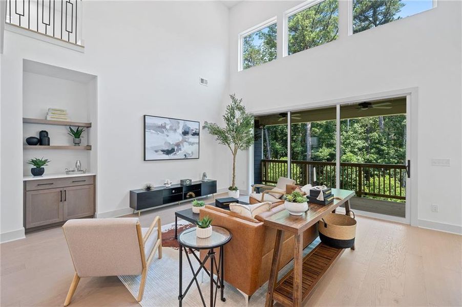 Furnished interior view inside a new home in , Woodstock (Image 10). Furnished interior view inside a new home in , Woodstock (Image 10).