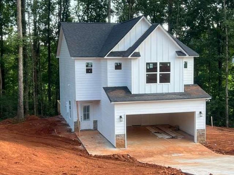In-progress construction of a new home in , Mount Airy, GA (Image 4). In-progress construction of a new home in , Mount Airy, GA (Image 4).