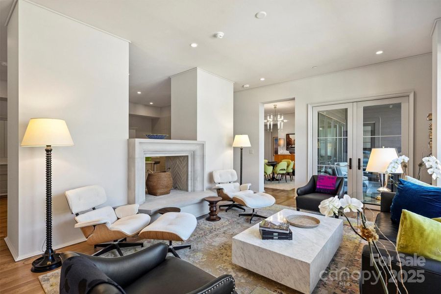 Furnished interior view inside a new home in , Charlotte (Image 25).