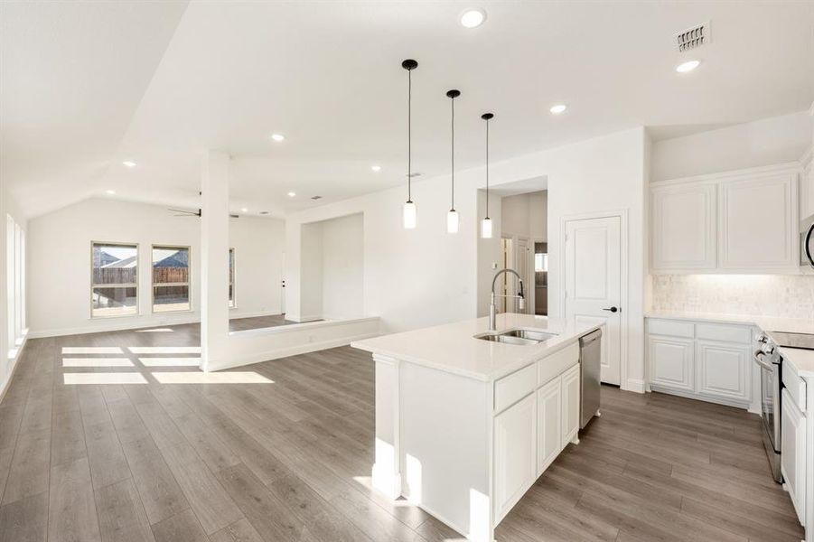 Furnished interior view inside a new home in Georgetown at Kings Fort, Kaufman (Image 15).