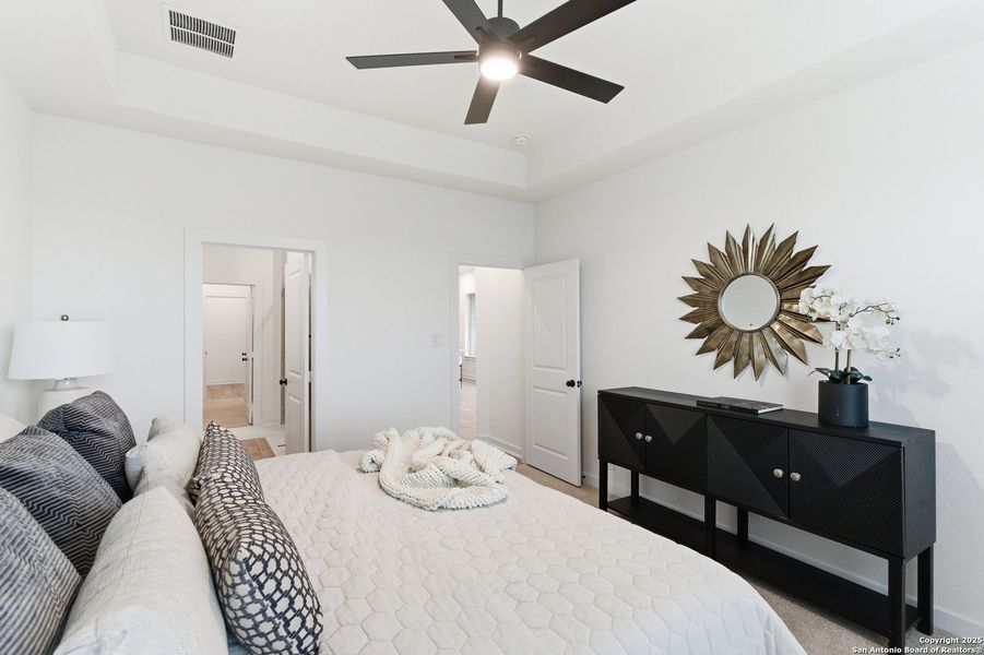 Furnished interior view inside a new home in The Crossvine, Schertz (Image 7).