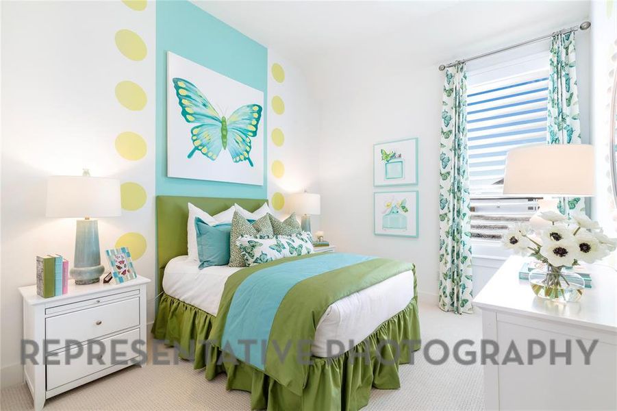 Bedroom with light colored carpet Bedroom with light colored carpet