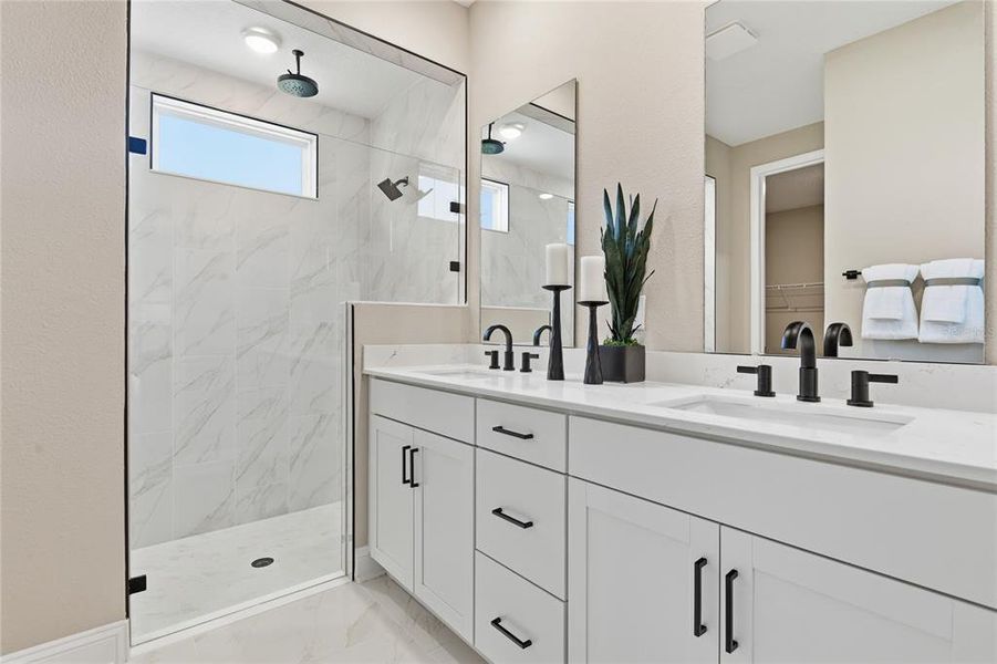 Furnished interior view inside a new home in Coastal Gardens, Palm Coast (Image 18). Furnished interior view inside a new home in Coastal Gardens, Palm Coast (Image 18).