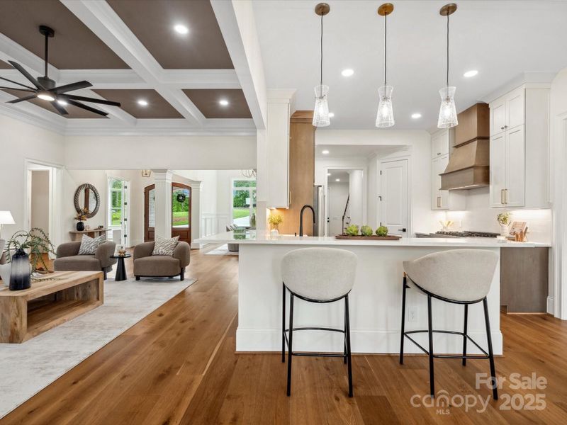 Furnished interior view inside a new home in , Connelly Springs (Image 2).