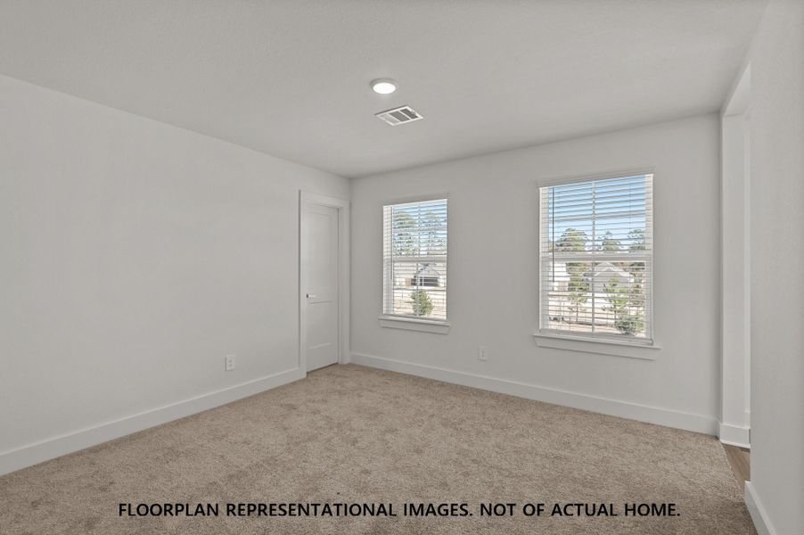 Spacious, unfurnished interior of a new home in Wildrye, Waller (Image 13). Spacious, unfurnished interior of a new home in Wildrye, Waller (Image 13).