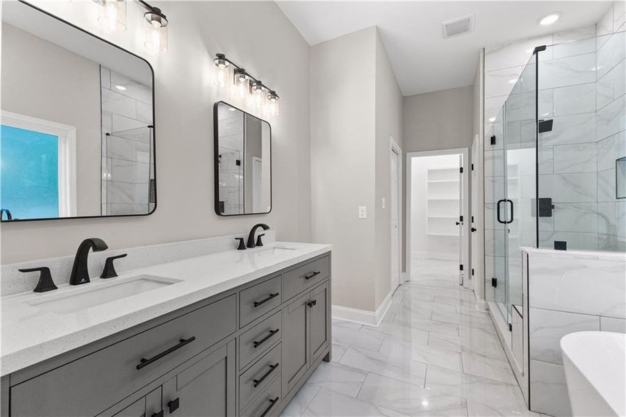 Furnished interior view inside a new home in , Fairburn (Image 4).