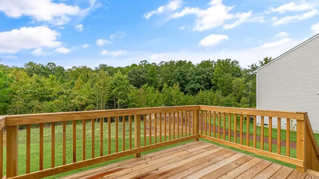 Exterior details and patio area of a home in Baker Farm, Youngsville (Image 4).