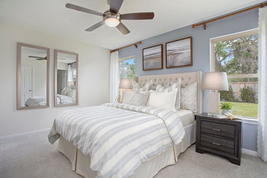 Representative furnished interior of a home built from the 1360 by KB Home in Mustang Ridge, Magnolia (Image 6).