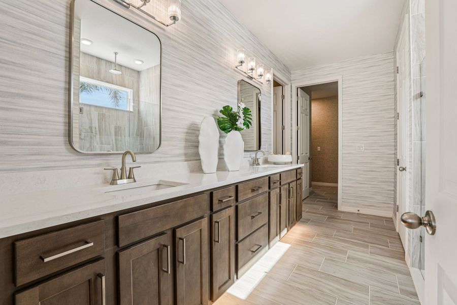 Representative furnished interior of a home built from the Briella by Risewell Homes in Country Club Estates, Palm Bay (Image 25).