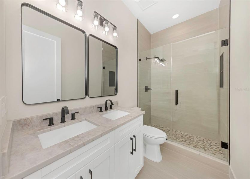 Furnished interior view inside a new home in , St. Petersburg (Image 9).