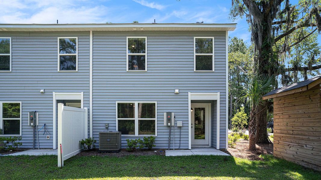 Exterior details of a home in The Townes at Amber Bluff, Conway (Image 3).