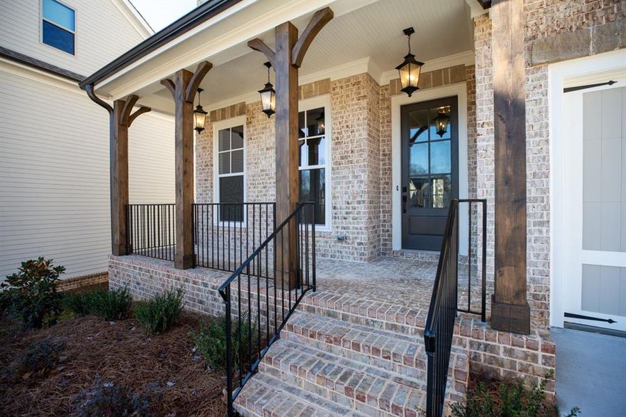 Exterior details and patio area of a home in Waterhaven, Cumming (Image 3).