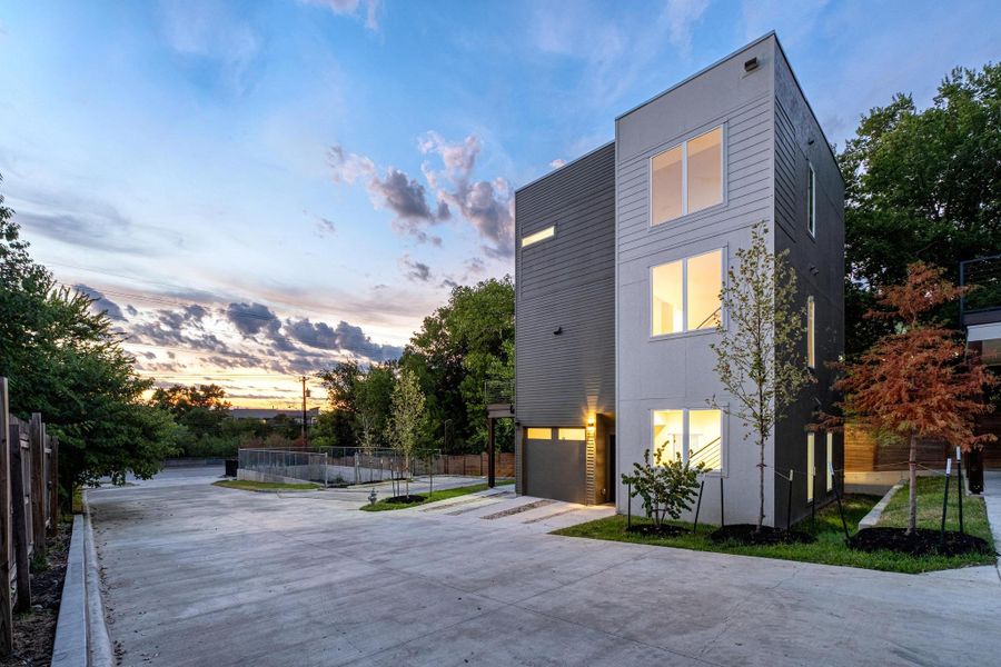 Front exterior of a new home in , Austin, TX, highlighting curb appeal (Image 2).
