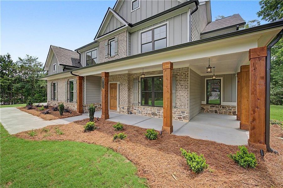 Exterior details and patio area of a home in , Kennesaw (Image 4).