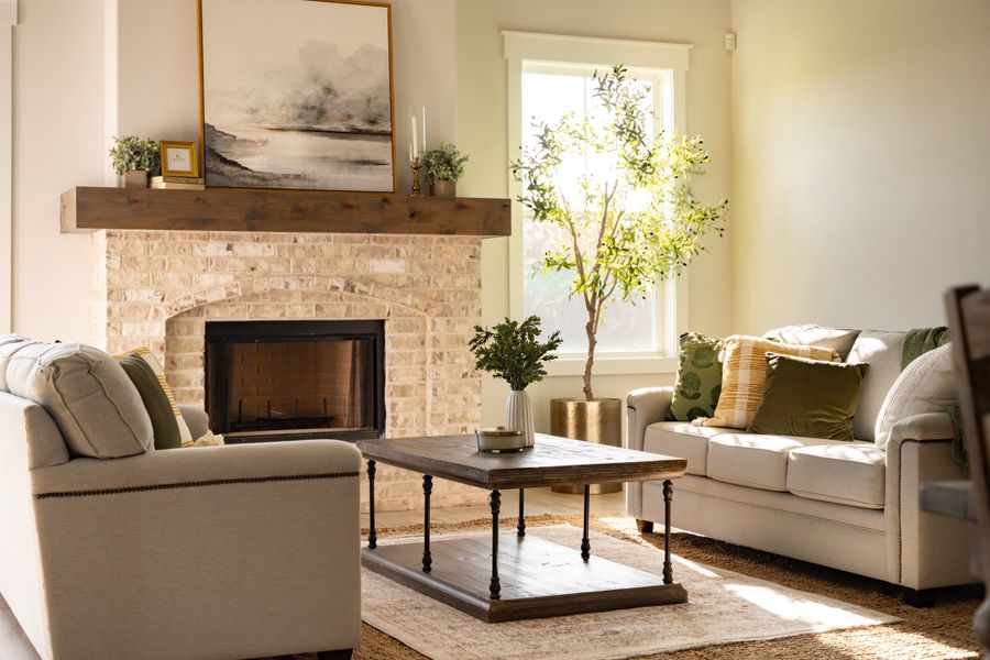Furnished interior view inside a new home in Stella Ranch, Bryan (Image 14).