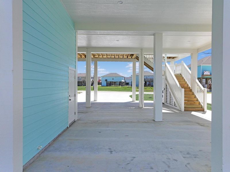 Exterior details and patio area of a home in , Bolivar Peninsula (Image 21). Exterior details and patio area of a home in , Bolivar Peninsula (Image 21).