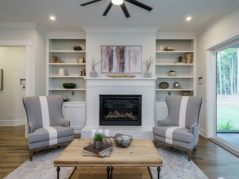 Furnished interior view inside a new home in Corbett Landing, Pittsboro (Image 6). Furnished interior view inside a new home in Corbett Landing, Pittsboro (Image 6).