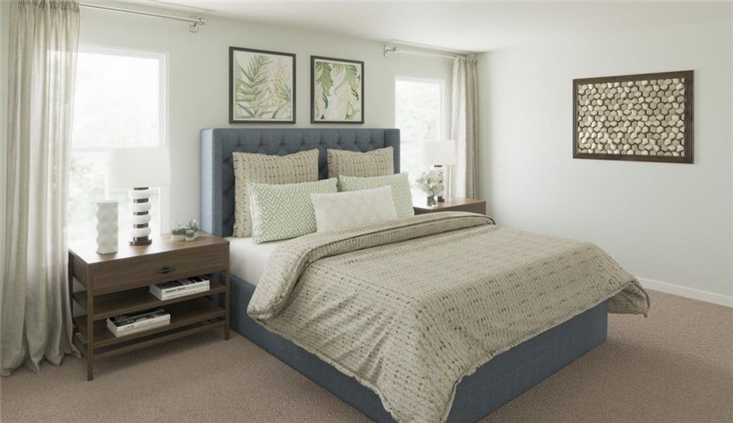 Furnished interior view inside a new home in Kingsley, Acworth (Image 35).