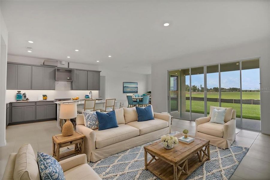 Furnished interior view inside a new home in Seaire, Parrish (Image 3).