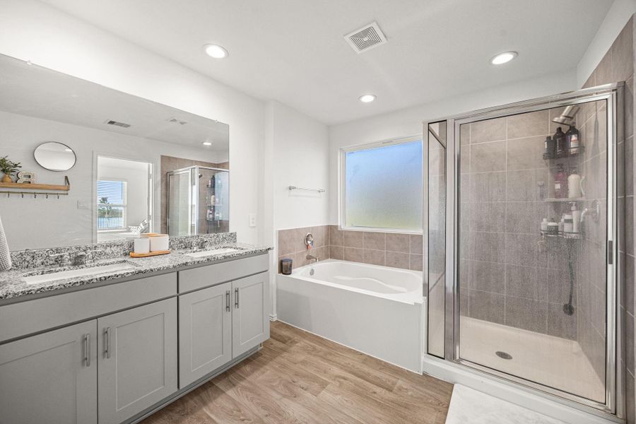 Furnished interior view inside a new home in , Sealy (Image 5).