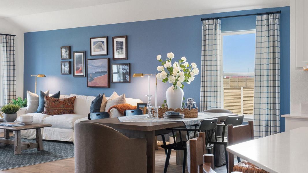 Furnished interior view inside a new home in Monarch Ranch, Manor (Image 34).