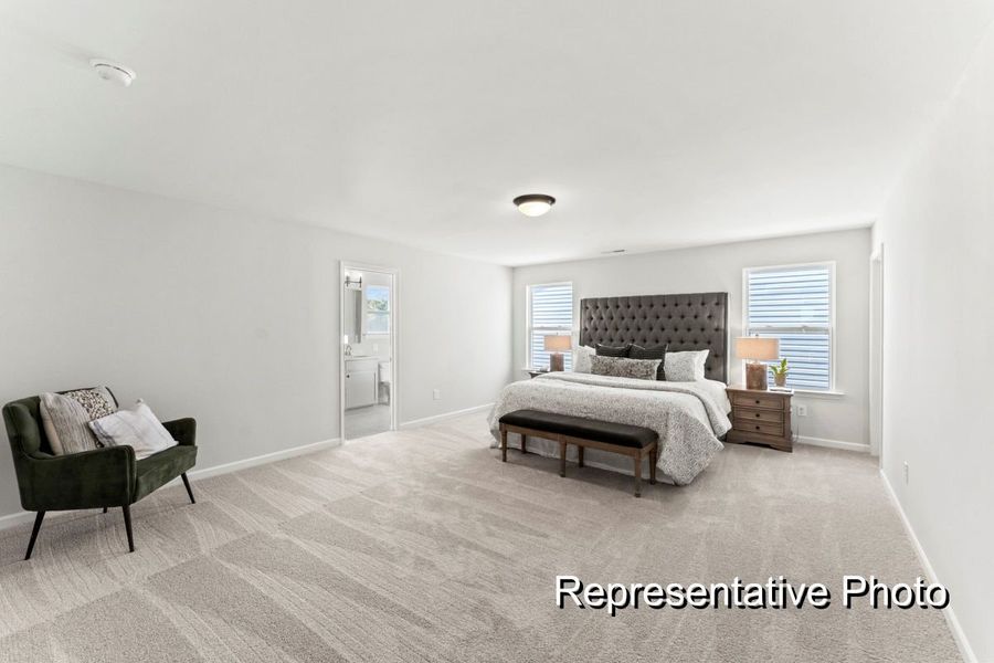 Furnished interior view inside a new home in Reedy Fork Middleton, Greensboro (Image 10).