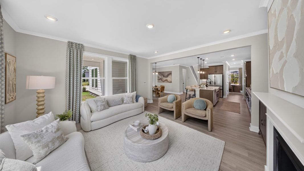 Furnished interior view inside a new home in Westport, York (Image 14).