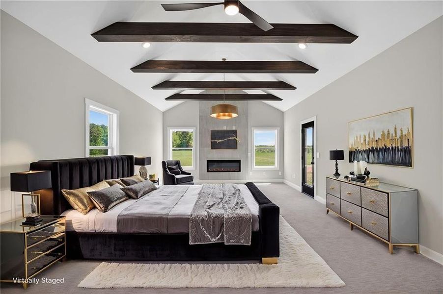 Furnished interior view inside a new home in The Meadows at Lake Circle, Buchanan (Image 32).