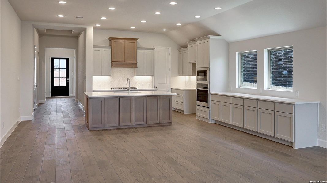 Furnished interior view inside a new home in Ladera, San Antonio (Image 7).