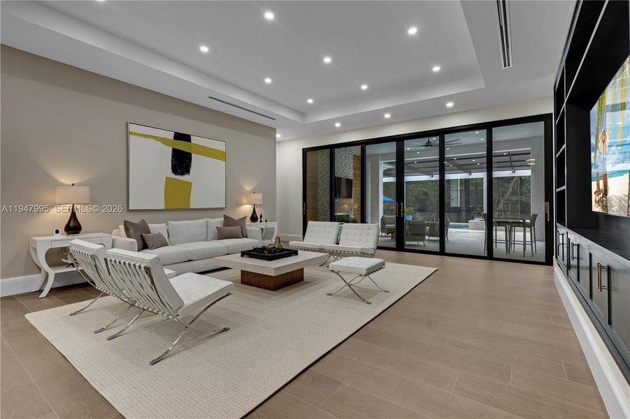 Furnished interior view inside a new home in , Key Largo (Image 12).