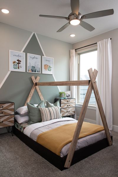 Representative furnished interior of a home built from the Mila by Tri Pointe Homes in Union Park, Little Elm (Image 8).