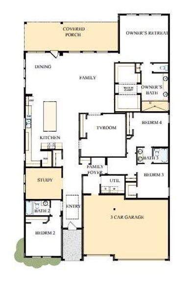 The success of a floor plan is the way you can move through it…You’ll be amazed at how well this home lives…We call it traffic patterns.