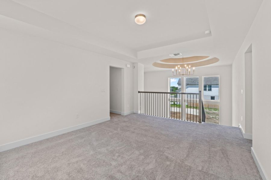 Spacious, unfurnished interior of a new home in Parmer Ranch, Georgetown (Image 23). Spacious, unfurnished interior of a new home in Parmer Ranch, Georgetown (Image 23).