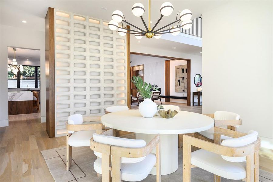 Furnished interior view inside a new home in , Dallas (Image 5).