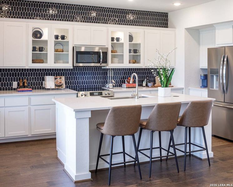 Furnished interior view inside a new home in Venado Crossing, Cibolo (Image 39).
