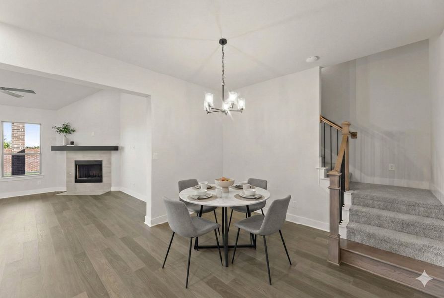 Furnished interior view inside a new home in Somerset - Phase 5, Mansfield (Image 6).