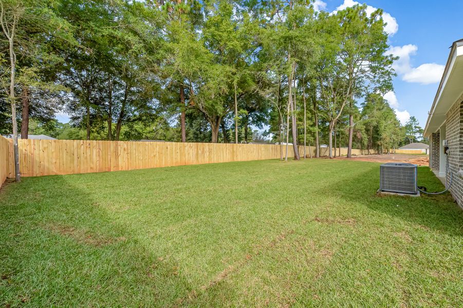Exterior details and patio area of a home in Southern Day Chateau, Baker (Image 32).