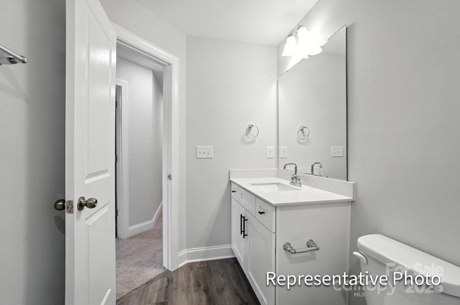 Furnished interior view inside a new home in Harrisburg Village Townhomes, Harrisburg (Image 15).
