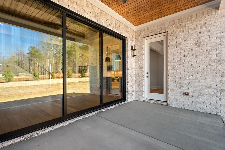 The Marshall C Outdoor Living Area