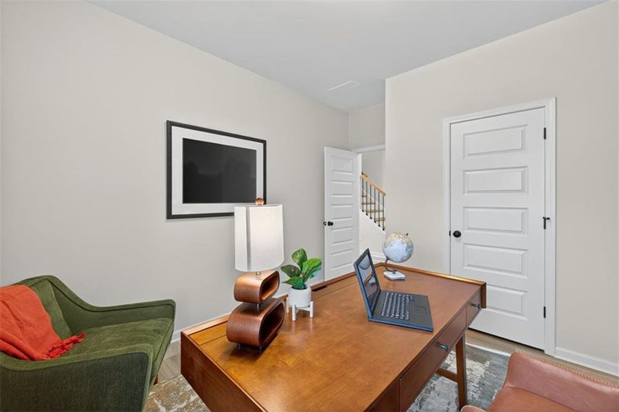 Furnished interior view inside a new home in Sagebrook, Powder Springs (Image 17).