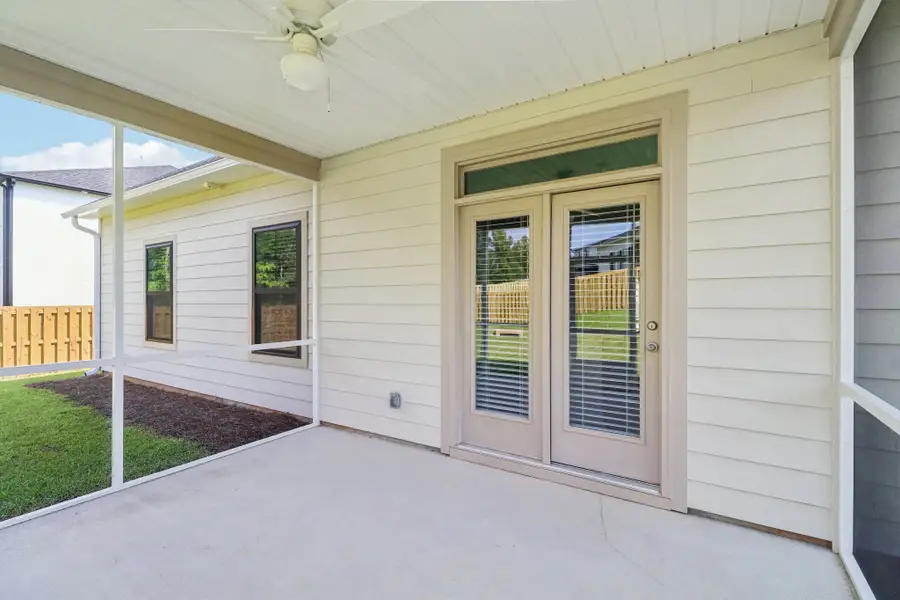 Representative exterior details of a home built from the Sonoma II by Great Southern Homes in Edwards Ridge, Central (Image 4).