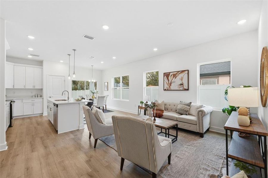 Furnished interior view inside a new home in , Sanford (Image 27).
