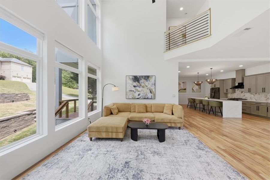 Furnished interior view inside a new home in , Atlanta (Image 37).