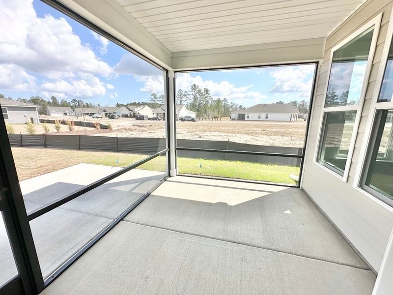 Exterior details and patio area of a home in Del Webb Wilmington at Mallory Creek, Leland (Image 3).