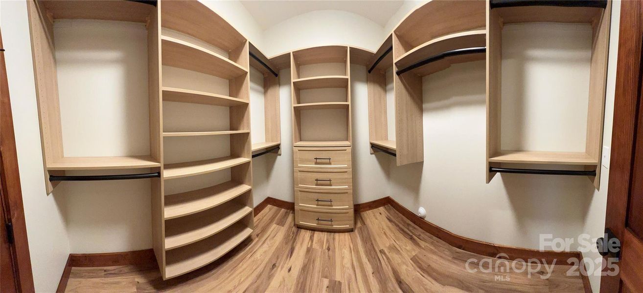 Custom built closets