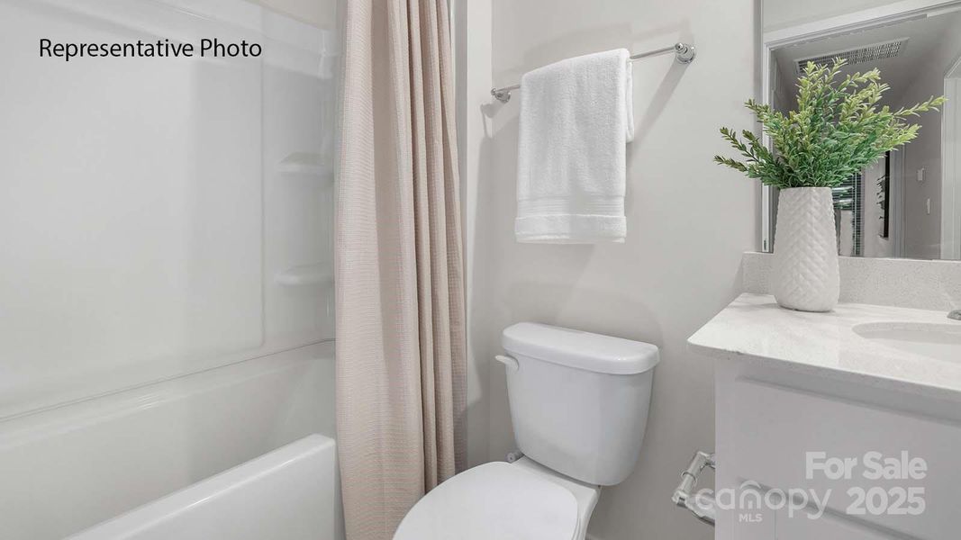 Furnished interior view inside a new home in Clark Creek Landing, Lincolnton (Image 15).