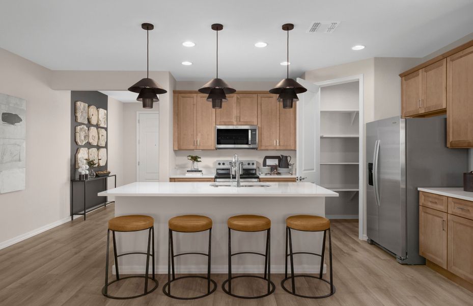 Representative furnished interior of a home built from the Barletta by Pulte Homes in Alamar, Tolleson (Image 11).