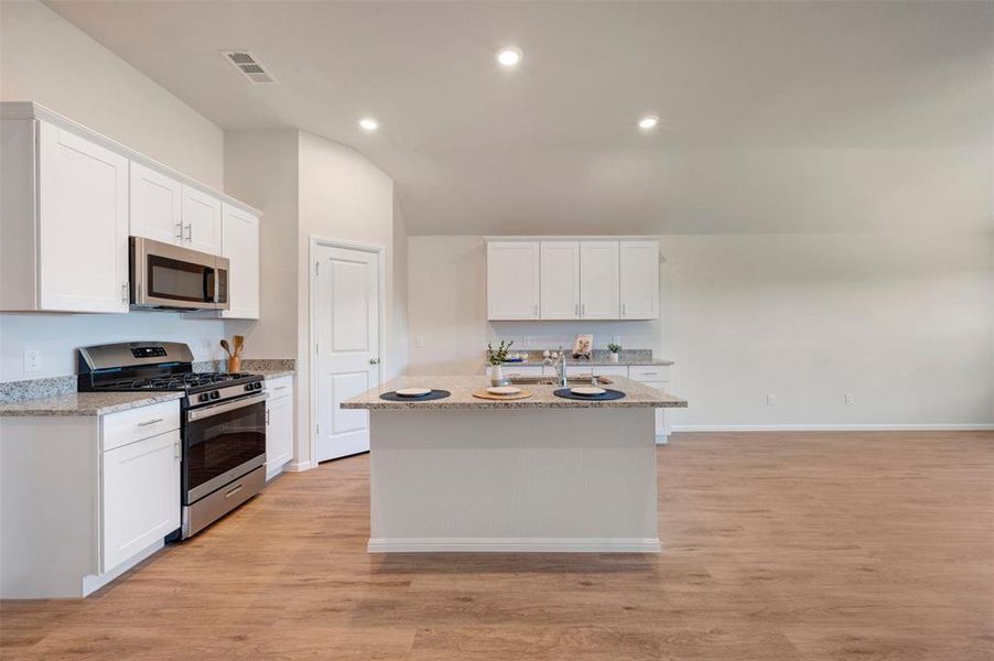 Furnished interior view inside a new home in Tarrytown, Crowley (Image 7).