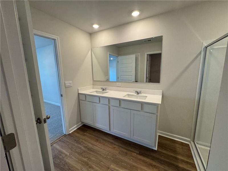 Furnished interior view inside a new home in Oakchase at Hampton, Hampton (Image 12). Furnished interior view inside a new home in Oakchase at Hampton, Hampton (Image 12).