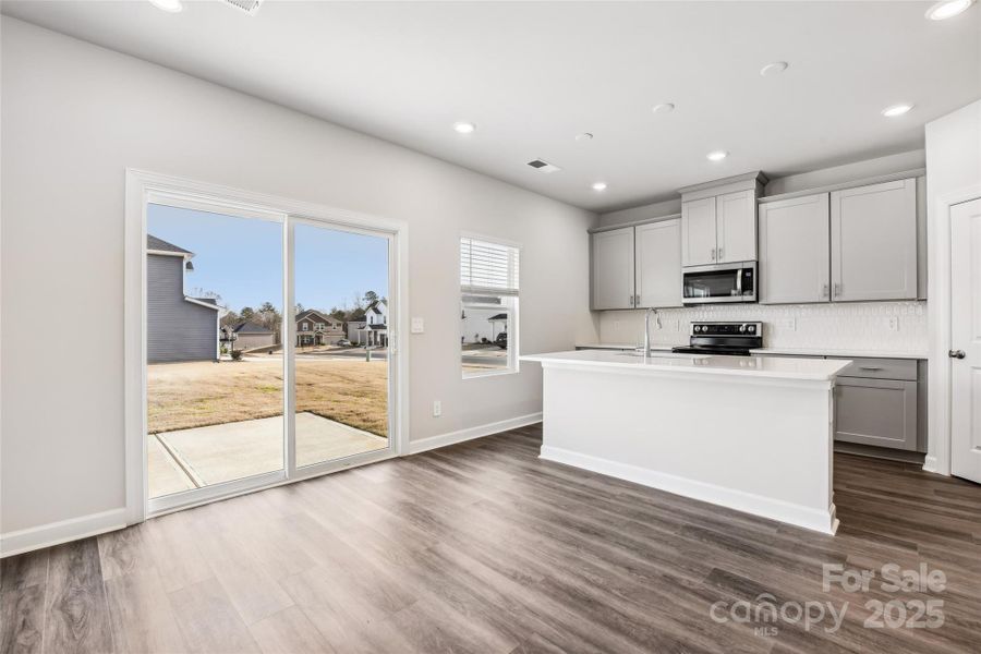 Furnished interior view inside a new home in Harper Landing, Stanley (Image 3).